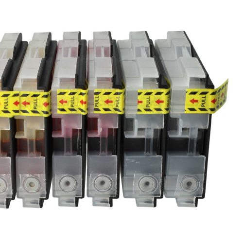 VHBW Brother LC-1000M, LC-1000C, LC-1000Y, LC-1000BK Tintenpatronen, 10x, DCP-130C Drucker, B/C/M/Y