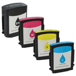 VHBW Ink Cartridge for HP DesignJet 500 printer - B/C/M/Y