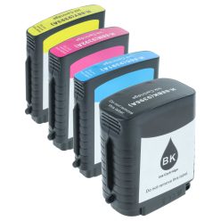   VHBW Ink Cartridge HP 88 XL, C9391A, C9391AE, C9392A - B/C/M/Y