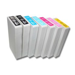   VHBW Epson-Stylus Photo RX700 Tintapatron 7x - B/C/M/Y, Világos Bíbor, Világos Cián