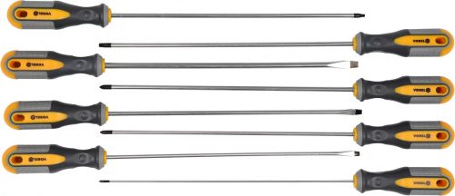 VOREL Extra long screwdriver set, 8 pcs 60990