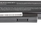 Laptop-Akku / Akku Asus N71 K72 K72J K72F K73SV N71 N73 N73S N73SV X73S AS06