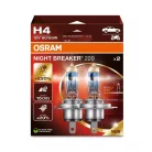 OSRAM NIGHT BREAKER 220 H4 12 V 60/55 W, 2 db