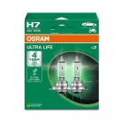 OSRAM 146861 ULTRA LIFE H7 halogén autóizzó, 2 db
