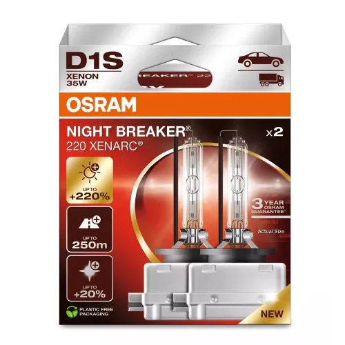 OSRAM XENARC NIGHT BREAKER 220 D1S 35 W, 2 db