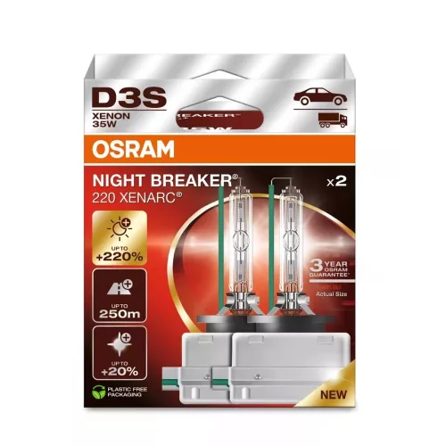 OSRAM XENARC NIGHT BREAKER 220 D3S 35 W, 2 db