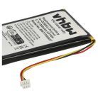 VHBW GPS Battery for TomTom - 1300 mAh 3.7 V Li-polymer