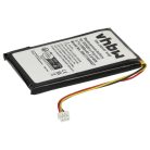 VHBW GPS Battery for TomTom - 1300 mAh 3.7 V Li-polymer