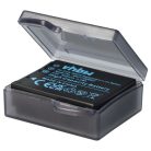 VHBW Panasonic CGA-S007A/B, CGA-S007E, CGA-S007, CGA-S007A/1B Akku - 650 mAh, 3,6 V, Li-Ion