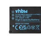 VHBW Panasonic CGA-S007A/B, CGA-S007E, CGA-S007, CGA-S007A/1B Akku - 650 mAh, 3,6 V, Li-Ion