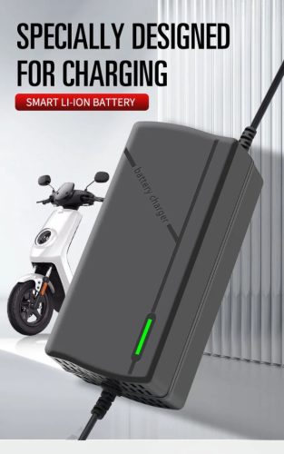 36V 2A DC Lithium-ion Akkumulátor Töltő Ebike és Elektromos Rollerhez - EU csatlakozóval