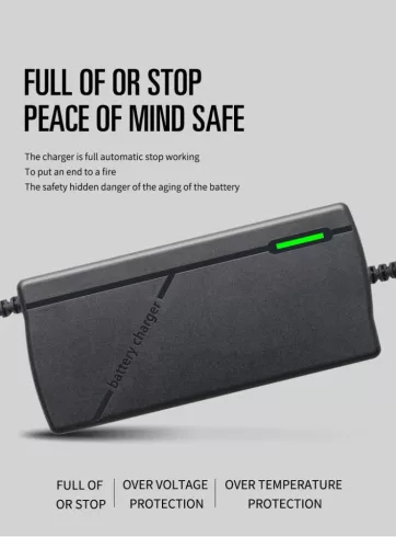 60V 5A Lithium-ion Battery Charger - Intelligent Charging with GX16 Output Connector