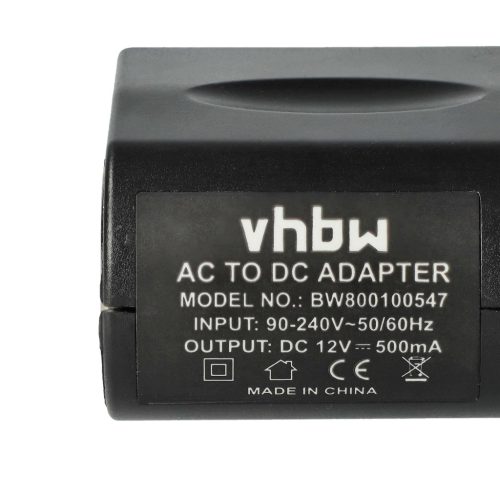VHBW Autós Adapter 12 V Autós Töltő - 220 V Hálózati Tápellátás - 500 mA