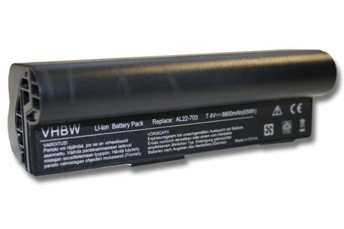 Notebook akkumulátor  Asus AL22-703-hoz - 8800 mAh 7,4 V Li-Ion, fekete