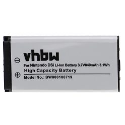   Nintendo TWL-001, C/TWL-A-BP, TWL-003, BOAMK01 - 840 mAh, 3,7 V akkumulátor