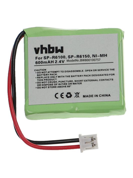 Vezetékes telefon akku GP5M2BMXZ, T304, E47H, GP0830, BC102168, CP25, 82H - 500 mAh 2,4 V NiMH