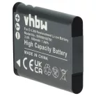 VHBW Panasonic VW-VBX070E, VW-VBX070 Akku - 500 mAh, 3,6 V, Li-Ion