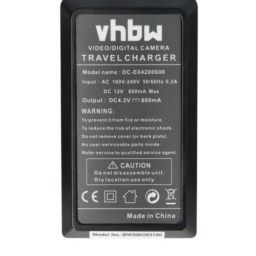 VHBW General Imaging GB-20 Camera Battery Charger etc. - 0.6 A, 4.2 V