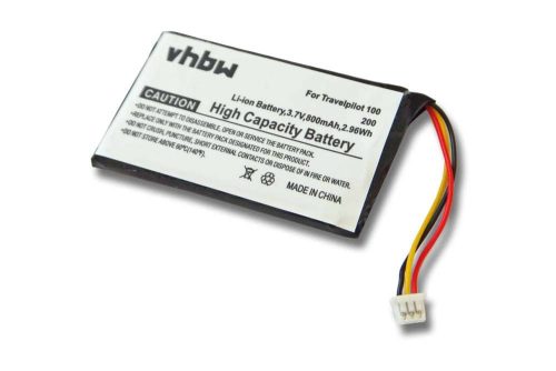 VHBW GPS Akku BLAUPUNKT 423450AJ1S1PMX - 800 mAh 3,7 V Li-Ion