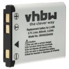 VHBW Casio NP-80 battery - 500 mAh, 3.6 V, Li-Ion