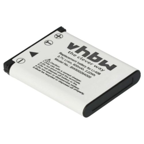 VHBW Casio NP-80 battery - 500 mAh, 3.6 V, Li-Ion