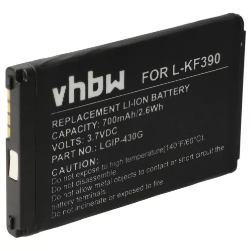 VHBW Mobiltelefon Akku LG IP-430G - 700 mAh 3,7 V Li-Ion