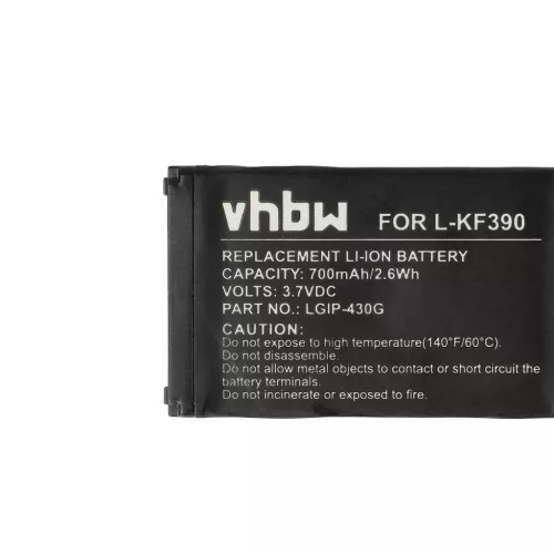 VHBW Mobiltelefon Akku LG IP-430G - 700 mAh 3,7 V Li-Ion