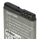 VHBW Mobiltelefon akkumulátor  Nokia BL-6Q-hoz - 950 mAh 3,7 V Li-Ion