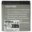 VHBW Mobiltelefon akkumulátor  Nokia BL-6Q-hoz - 950 mAh 3,7 V Li-Ion