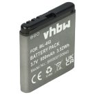VHBW Mobiltelefon akkumulátor  Nokia BL-6Q-hoz - 950 mAh 3,7 V Li-Ion