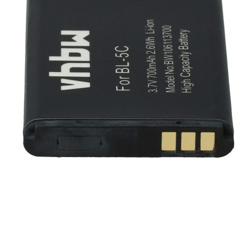 VHBW GPS Akku Garmin 010-10840-00, 361-00031-00 - 700 mAh 3,7 V Li-Ion