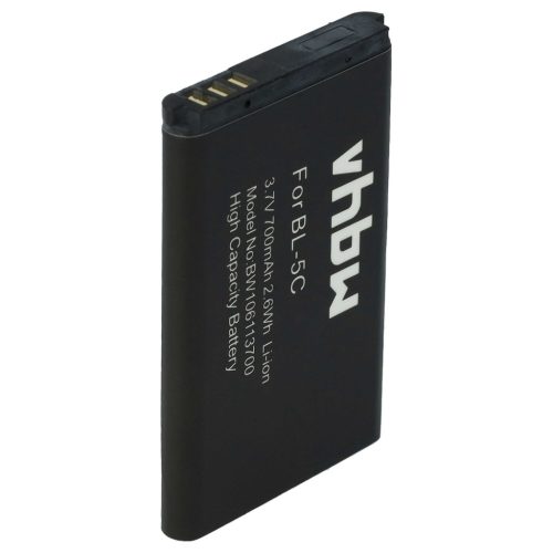 VHBW GPS Akku Garmin 010-10840-00, 361-00031-00 - 700 mAh 3,7 V Li-Ion