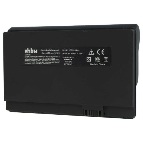 VHBW Notebook Battery HP FZ441AA#UUF, 493529-371, HSTNN-157C - 4400 mAh 11.1 V Li-Ion, black