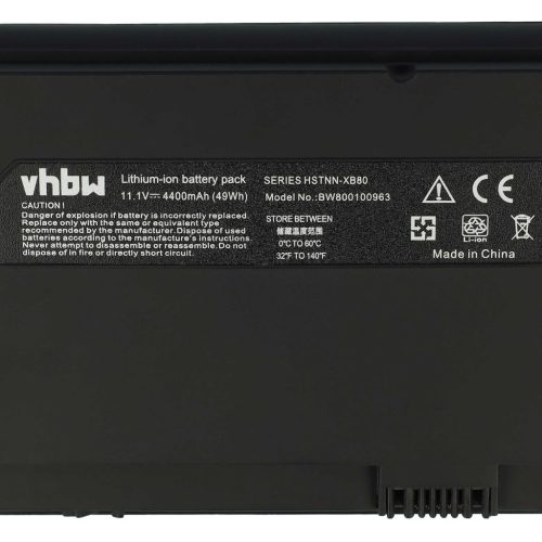 VHBW Notebook Battery HP FZ441AA#UUF, 493529-371, HSTNN-157C - 4400 mAh 11.1 V Li-Ion, black