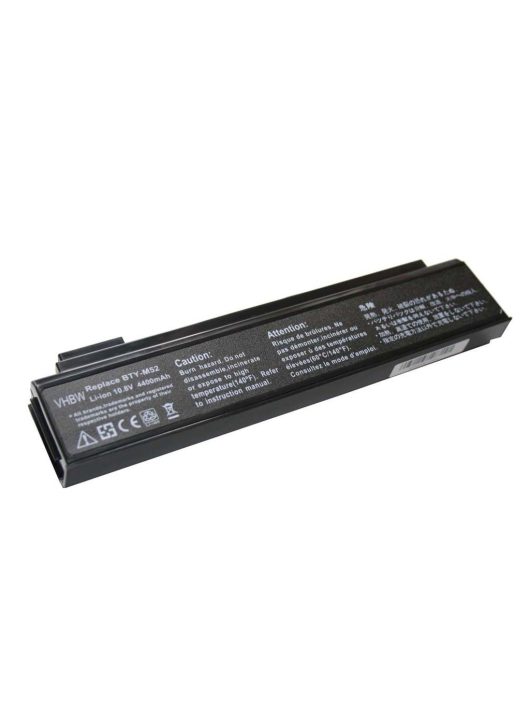 Notebook akkumulátor  BTY-L71, 957-1016T-005, 925C2590F, 925C2240F - 4400 mAh 10,8 V Li-Ion, fekete