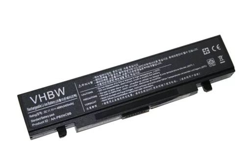 VHBW Notebook Battery Samsung AA-PB2NC6B/E, AAPB2NC6B/E, AAPB2NC6B - 4400 mAh 11.1 V Li-Ion, black