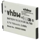 VHBW Vezetékes telefon akku Siemens Gigaset 4250366817255, S30852-D2152-X1 - 700 mAh 3,7 V Li-Ion
