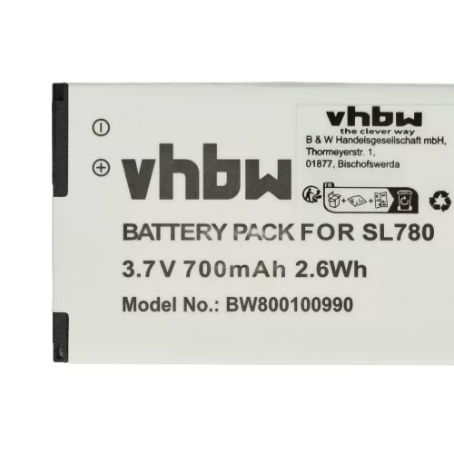VHBW Vezetékes telefon akku Siemens Gigaset 4250366817255, S30852-D2152-X1 - 700 mAh 3,7 V Li-Ion