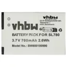 VHBW Vezetékes telefon akku Siemens Gigaset 4250366817255, S30852-D2152-X1 - 700 mAh 3,7 V Li-Ion