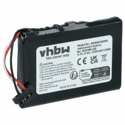   VHBW GPS Battery 541380530005, 541380530006, 11-A1 B, 11-D00001 U, 11-D0001 MX, BL-LP1230 - 1200 mAh 3.7 V Li-Ion