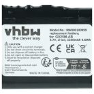 VHBW GPS Akku 541380530005, 541380530006, 11-A1 B, 11-D00001 U, 11-D0001 MX, BL-LP1230 - 1200 mAh 3,7 V Li-Ion