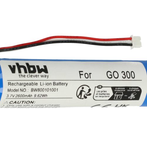 VHBW GPS Akku VF5 - 2600 mAh 3,7 V Li-Ion