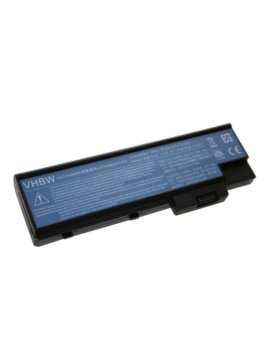 Notebook akkumulátor  Acer 4UR18650F-2-QC218, 3UR18650Y-2-QC236 - 4400 mAh 14,8 V Li-Ion, fekete