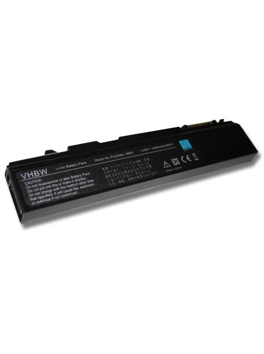 Notebook akkumulátor  Toshiba PA3356U-1BRS, A9-S9020V, PA3356U-1BAS - 4400 mAh 10,8 V Li-Ion, fekete