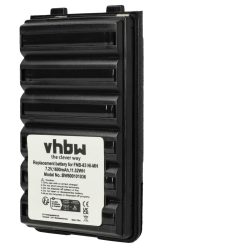   VHBW Radio Akku FNB-64H, FNB-57, FNB-64, FNB-83, AAJ66X001 - 1600 mAh 7,2 V NiMH