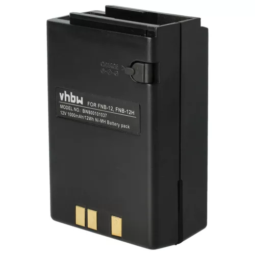 VHBW Radio Battery FNB-14, FNB-14H, FNB-12, FNB-12H, FNB-10, FNB-10H - 1000 mAh 12 V NiMH