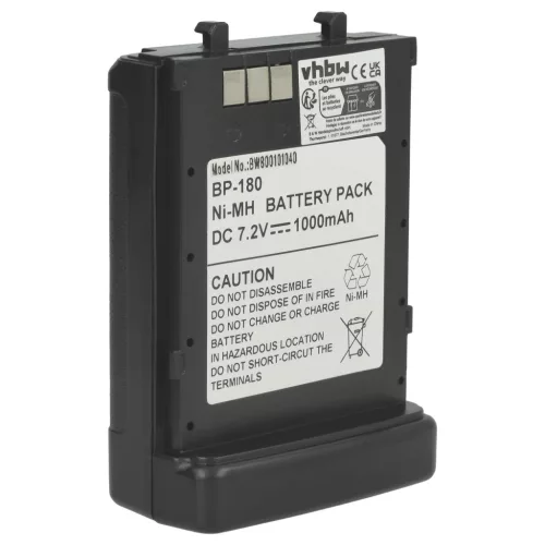 VHBW Radio Akku BP-173, BP-180H, BP-180 - 1000 mAh 7,2 V NiMH
