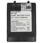 VHBW Radio Akku BP-173, BP-180H, BP-180 - 1000 mAh 7,2 V NiMH