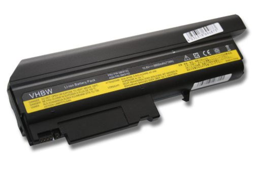 Notebook akkumulátor  IBM 08K8196, 08K8195, 08K8194, 08K8197 - 6600 mAh 10,8 V Li-Ion, fekete