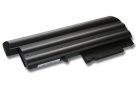 VHBW Notebook akkumulátor  IBM 08K8196, 08K8195, 08K8194, 08K8197 - 6600 mAh 10,8 V Li-Ion, fekete